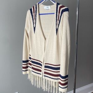 Fringe cardigan, see description.